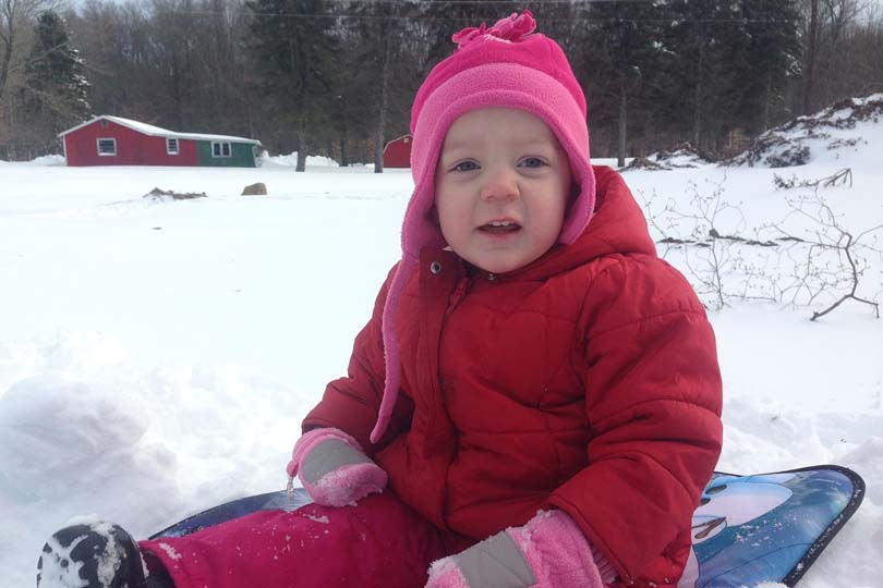 les vacances à la neige avec bébé - Zoli